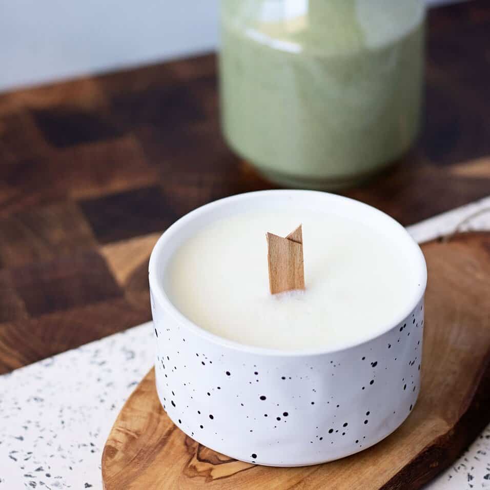 Coffee Cake DIY Wood Wick Candles Candle Making Guide